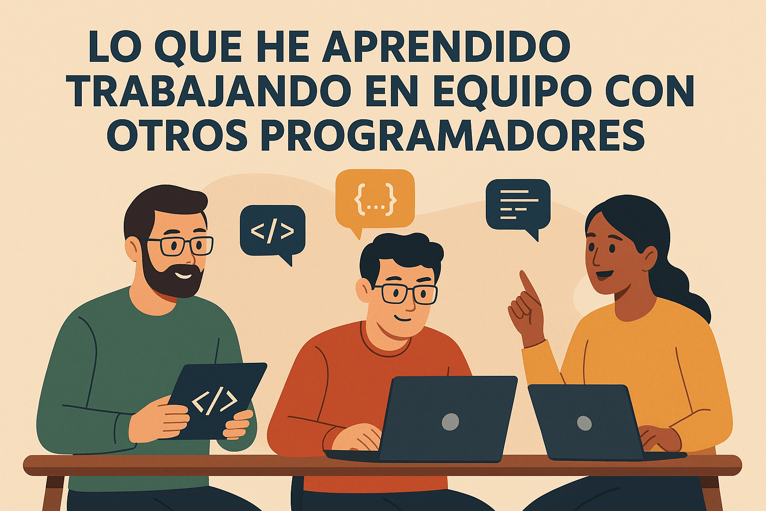 Lo que he aprendido trabajando en equipo con otros programadores